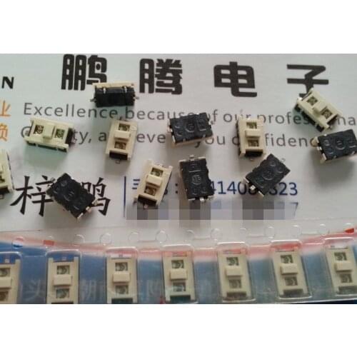 Original new 100% SKQHFBE010 light touch switch 4*6.5*2.5 with lamp light button patch 2pin orange green double lights