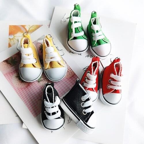 Trendy Creative Funny Mini Colorful Shoes Drop Earrings for Women Exaggerated Little Canva Shoes Dangle Earrings Fashion Jewelry