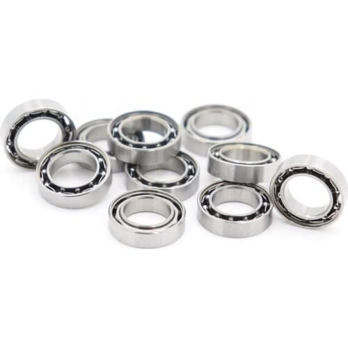 SMR106 Bearing ABEC-1 10PCS 6x10x2.5 mm Stainless Steel Miniature OPEN Ball Bearings S MR106 617/6