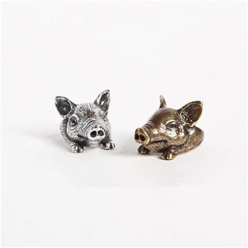 Unique Trendy Pig Adjustable Ring High Quality Design Mens Pig Promise Rings Women Gift Overwatch Aros