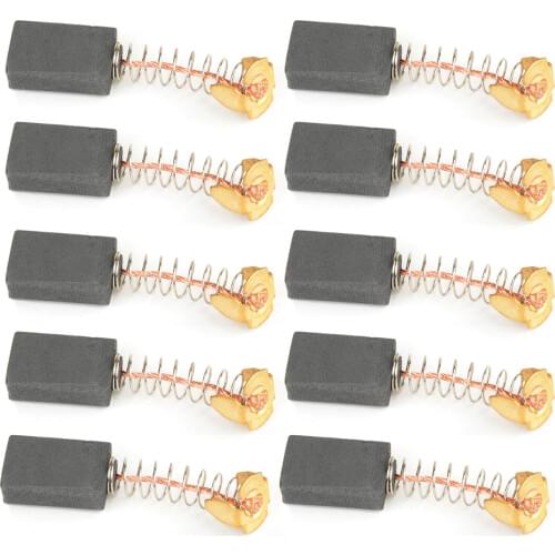 10pcs/Lot Universal Carbon Motor Brushes 6*12*20mm For Generic Electric Motor Cutting Machine Mini Conductive Power Tools Mayitr