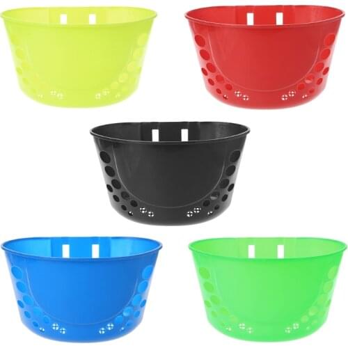 Bicycle Basket For Children Bike Plastic Pannier Front Handlebar Carrier Storage