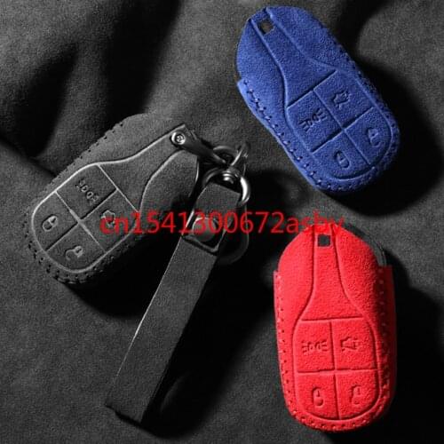 For Maserati Ghibli Levante quattroporte alcantara suede all-inclusive key cover key case