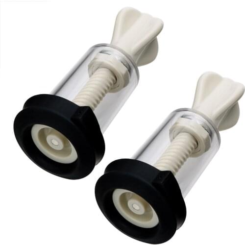 IKOKY 1 Pair Full Body Massager Breast Enlarger Clitoris Massager Nipple Clamps Pump Electric Shock Nipple Sucker