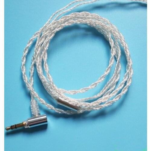 1 pcs 3.5mm Jack Diy Earphone Audio Cable Controller Repair Replacement Headphone Copper Core Wire