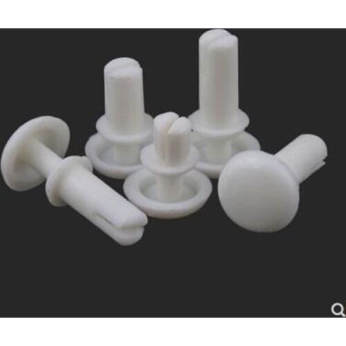 100PCS R2 R2.6 series white or black round head push Nylon Rivet Plastic Nylon Snap Rivet