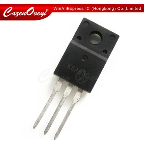 2pcs/lot TK6A65D K6A65D K6A65 TO220F 650V 5A MOS FET 100% new original quality assurance In Stock