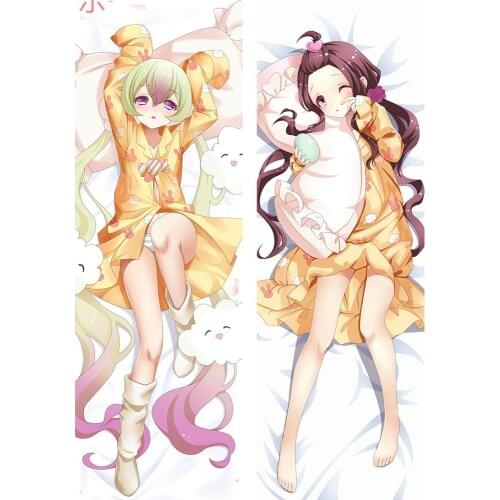 Anime Mahou Shoujo Ikusei Keikaku characters sexy girl Sanjo Memu Nemurin Dakimakura pillow cover Hugging Body PillowCase