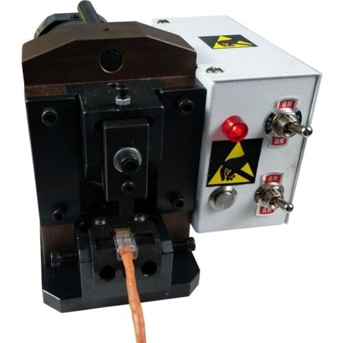 RJ45 Lan Cable Automatic Crimping Machine RJ11 Telephone Wire Crimping Machine PC Crystal Head Crimping Machine