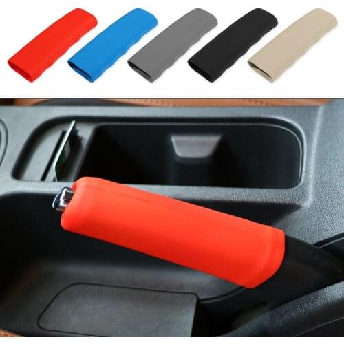 Car Hand Brake Covers Universal Nonslip Car Handbrake Sleeve Silicone Gel Cover Anti-Skid Auto Parking Brake
