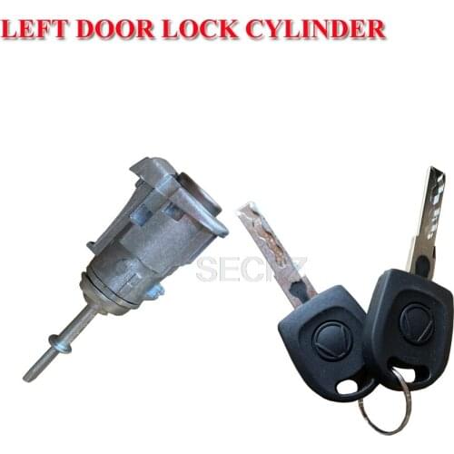 For VW Golf 4 Mk4 VW Bora 1997-2006 New Front Left Passenger Door Lock Barrel LH 2Keys 604837167 604837168
