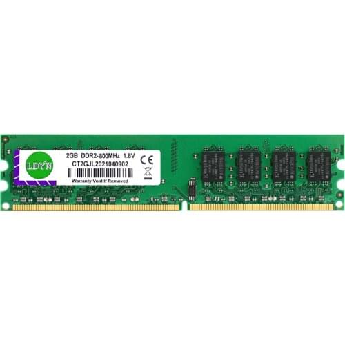 LDYN DDR2 2GB 667mhz PCS-5300/800MHz PC2-6400S Desktop PC RAMs 240Pin 1.8V DIMM For Intel and AMD Compatible Computer Memory