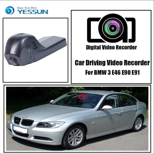 YESSUN for BMW 3 E46 E90 E91 Car Wifi Dvr Mini Camera Novatek 96658 Driving Recorder Car Dash Cam Video Recorder Original Style