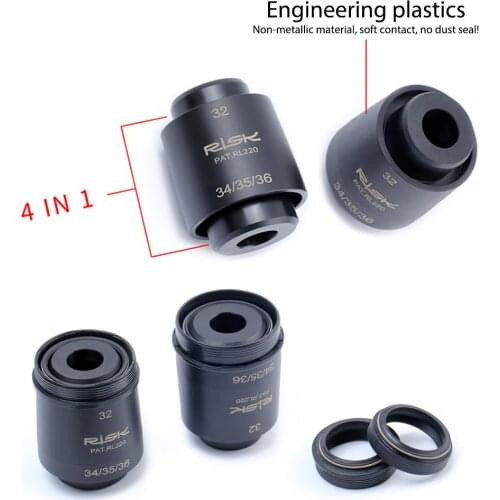 4 in 1 Shock Bicycle Front Fork Dust Seal Installation Tool Kit For Fox Rockshox 32/34/35/36mm Pipe Diameter Driver Tool