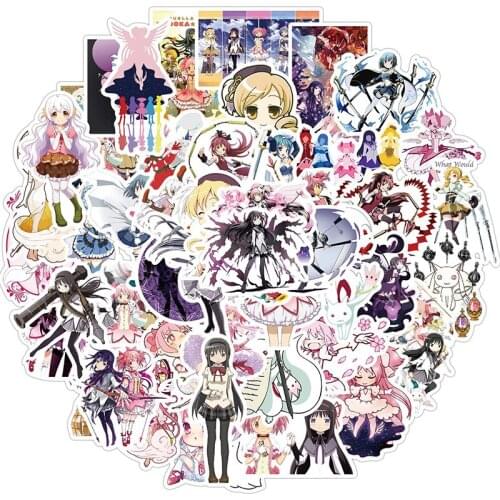 10/30/50PCS Puella Magi Madoka Magica Stickers Waterproof Fridge Guitar Laptop Motorcycle Skateboard Joke Decal Kid Toy Gift