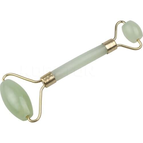 Natural Jade Facial Massage Roller Quartz Facial Massager Wrinkle Removal Roller Massage Face Skin Care Relaxation Beauty Tool