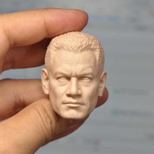 Unpainted 1/6 Scale Clone Commander Head Sculpt Model For 12'' Action Figure Dolls Painting Exercise No.311