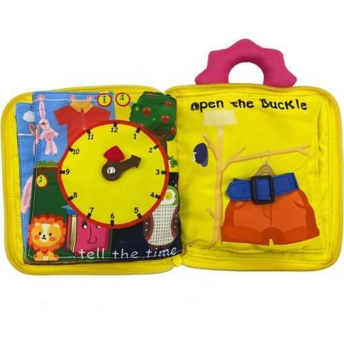 Educational Baby Toys Hot Infant Kids Early Development Cloth Books Early Learning Education Sensorial Enlightenment Books