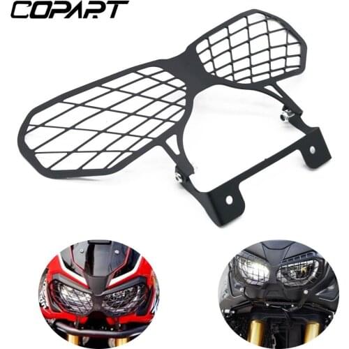 For Honda CRF1000L CRF 1000L CRF1000 L 16 - 19 Africa Twin Motorcycle Modification Front Headlight Grille Guard Cover Protector