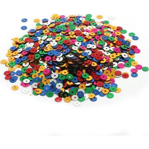Hot Fashion Mixed Color Pick Size Round Flat Cup Loose Sequins Paillette Sewing Wedding Craft DIY Garment Clothing Accessories