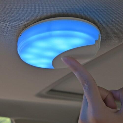 Car Interior Roof Dome Lamp Reading Light Auto License Plate Trunk Led Car Door Touch Night Lamp Portable Wireless Ceiliing Bulb