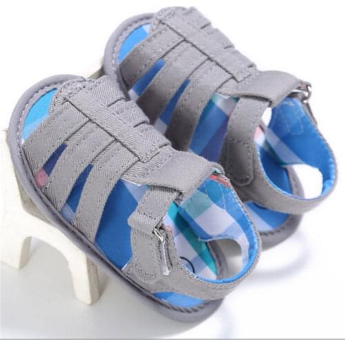 Baby Boys Sandals Toddler Girls Booties Baby Booties Newborn Kids Crib Shoes Soft Sole Prewalker Anti-slip Infant Sandals Summer