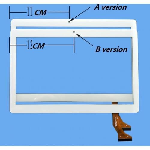 White New Touch screen fpc-wyy101028-v00 fpc- wyy 101028 - v00 Touch panel Digitizer Glass Sensor replacement