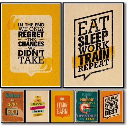 32 Designs Motivational Life Quotes Kraftpaper Poster Planner Memo Scrapbooking Wallpaper Homedecal 2