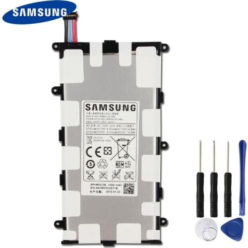 Original Replacement Tablet Battery SP4960C3B For Samsung GALAXY Tab 7.0 Plus P3110 P3100 P6200 P6210 Authentic Battery 4000mAh