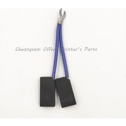 Free shipping 6 Pieces Carbon Brush Double Lead Size 8*16*30mm Offset Printing Machine Replacement Parts