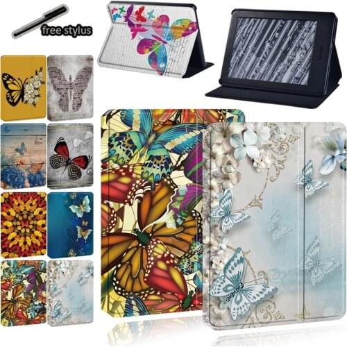 Tablet Case for Amazon Kindle Paperwhite 4/1/2/3/ Amazon Kindle 10th Gen/Kindle 8th Gen Anti-Vibration Cover Case + Free Stylus