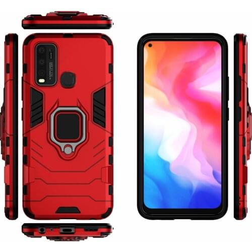 Phone Holder Finger Ring Case For Vivo Y50 / Vivo Y30 Case 1938 1935 Magnetic Armor Cover on the For Vivo Y 50 Y30 For Vivo Y30