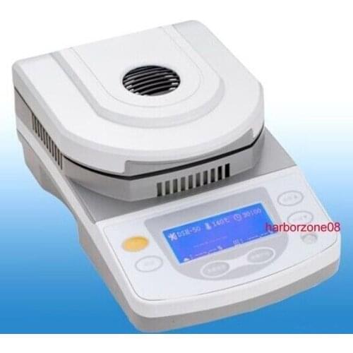 Halogen Moisture Meter 50G Analyzer FOR Grain Straw food mineral Accuracy:1mg