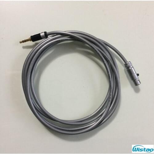 HIFI 3.5mm to Mini-XLR Female Signal Cable Gold Plated 3.5mm Jack Mini XLR Female Connector for K702 K 271 Q701 Free Shipping