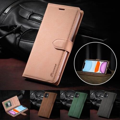 Retro Flip Leather Phone Case For iPhone 11 12 Pro XS Max X XR 7 8 6 6S Plus SE 2020 Wallet Cover Book Style With Card Holder