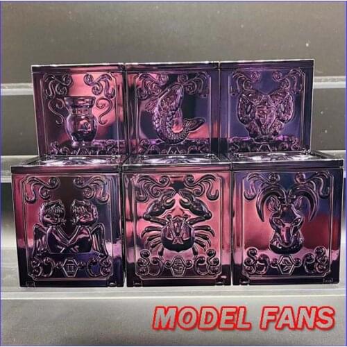 MODEL FANS RH Saint Seiya cloth myth 6pcs/set Specters Gemini Aquarius Cancer Pisces Capricornus Aries plastic cloth box
