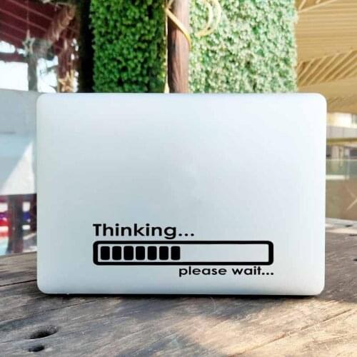 Think Progress Bar Laptop Cover Sticker for MacBook Pro 16" Air Retina 11 13 15 Inch Mac Book Skin 14 HP Pavilion Notebook Decal