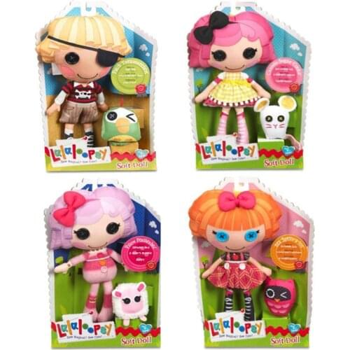 New Cute Lalaloopsy Soft Doll With Pet Set Plush Stuffed Dolls Kids Toys for Girls Children Christmas Gifts 25cm