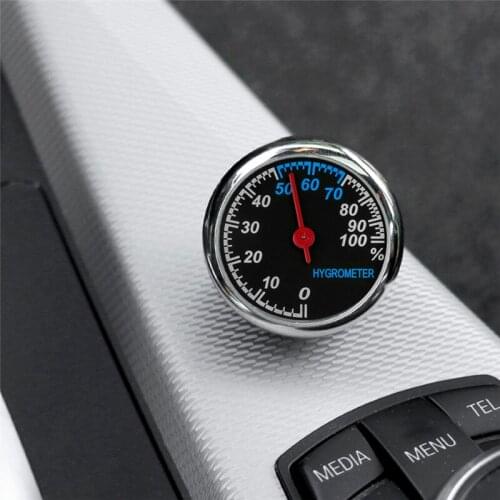 New Car Auto Digital Automotive Thermometer Hygrometer Durable Light Weight Watch In Car Electronic Watch Car Accessories#290812
