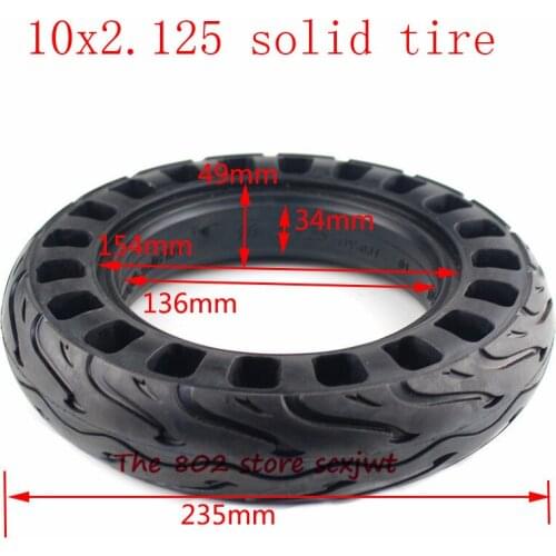 Size10x2.125 / 10x2 honeycomb Solid Tyre for Smart Electric Balancing Scooter 10 inch Electric Scooter Tubeless Wheel solid tire