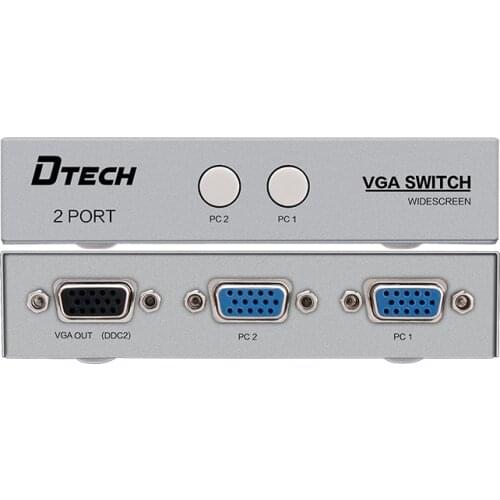 Hot Sale HD 4K Video Splitter Screen PC End to VGA Switcher Hdmi