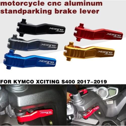 For KYMCO Xciting s400 400s XCITING 400i 2017-2020 Red Titanium Black Gold color CNC Motorcycle Accessories Parking Brake Levers