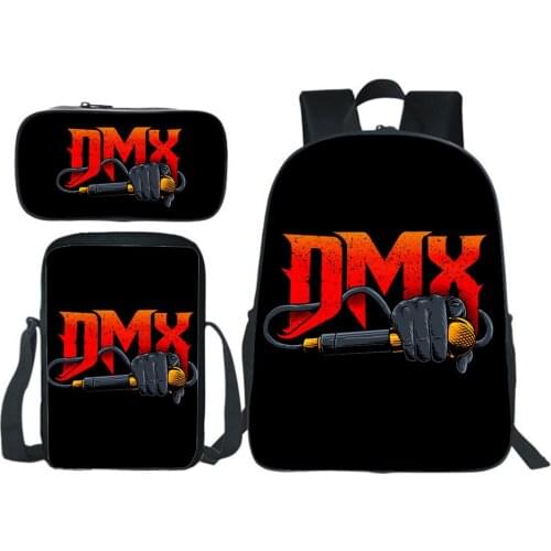 Dmx Backpack Boy Girl Bag Student Backpack Children Bookbag Pencil Case Shoulder Bag Fashion Teens Mochila Back To School Gift