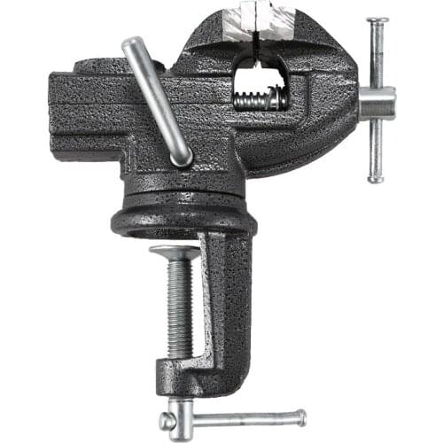 50mm Heavy Table Vise High Carbon Steel Bench Vice 360 Deg Universal Vise Desktop Vise Repair Woodwork Jewelry Making Hand Tool