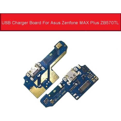 USB Charger Dock Board With Microphone For Asus Zenfone MAX Plus ZB570TL USB Charging Connector Port Board Replacement