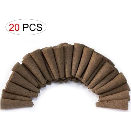 20Pcs Grow Sponge Seed Starter Pods Without Seeds Biochar Cotton For Flower Seedlings Vegetable Seedlings Planting Sponge