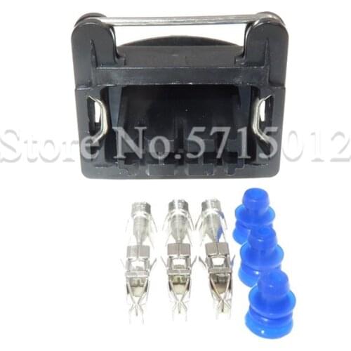 3 Hole 3.5mm Automotive Waterproof Connector Wire Cable Socket For Auto Car Motorcycles