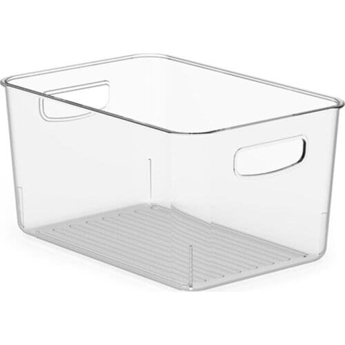 Acrylic Organizer Transparent Refrigerator Drawer Box Storage Plastic Desktop Dormitory Bathroom Storage Box