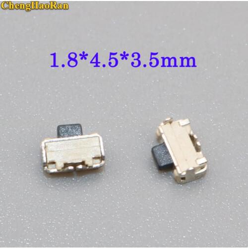 ChengHaoRan 10pcs/20pcs Reel Packing Tactile button key Switch Momentary Tact Button 1.8x4.5x3.5mm(2X4mm) for phone side push