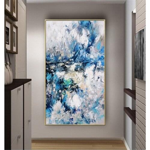 Handmade Colorful Art Painting Hand Painted Modern Abstract Oil Painting On Canvas Wall Art Gift For Living Room Decorative art